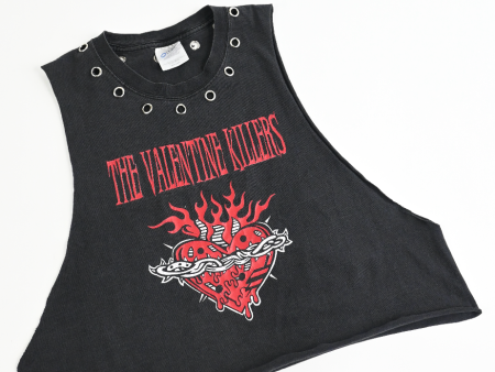 The Valentine Killers silver GROMMET TANK (large) Supply