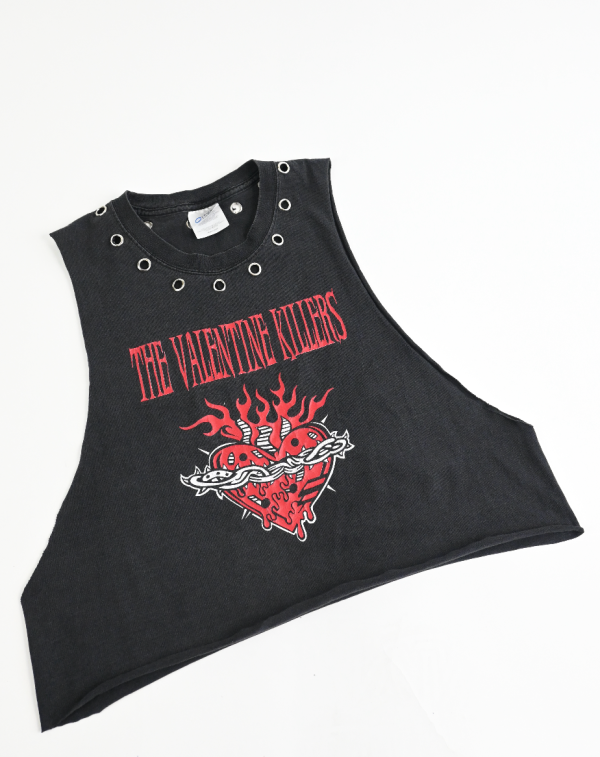 The Valentine Killers silver GROMMET TANK (large) Supply