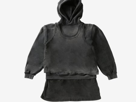 ALEXANDER WANG - Unisex Oversized Triple Layer Hoodie For Sale