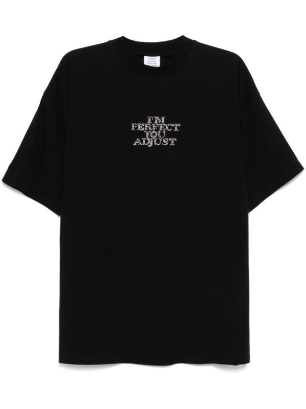 VETEMENTS - Unisex I M Perfect You Adjust Regular T-shirt Discount