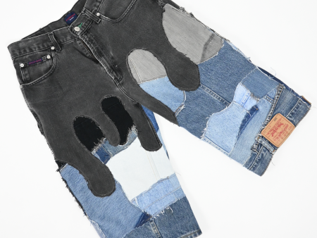 Drip Denim Shants (30  Waist) Online Sale