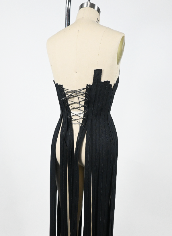 RUNWAY zipper corset dress Online Hot Sale