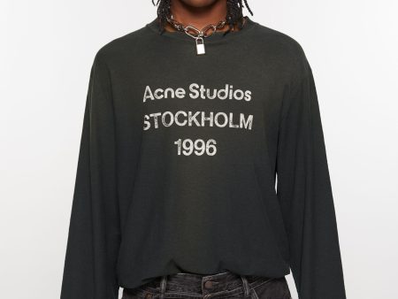 ACNE STUDIOS - Unisex Logo Long Sleeve Tee Online now