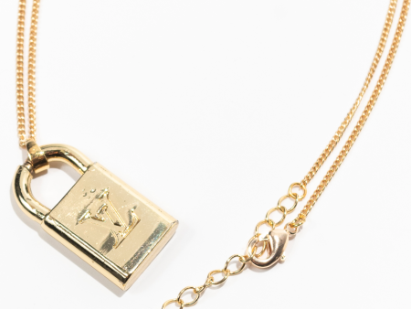 Mini lock LV necklace Hot on Sale