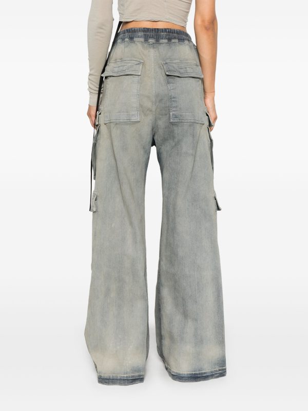 RICK OWENS DRKSHDW - Women Denim Double Cargo Jumbo Belas Online Sale