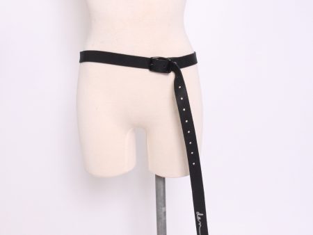 Black on Black Chic Signature Belt Fashion