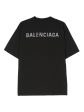 BALENCIAGA - Women Crystal Logo T-Shirt Fashion