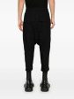 RICK OWENS - Men Drawstring Cropped Pantaloni For Discount