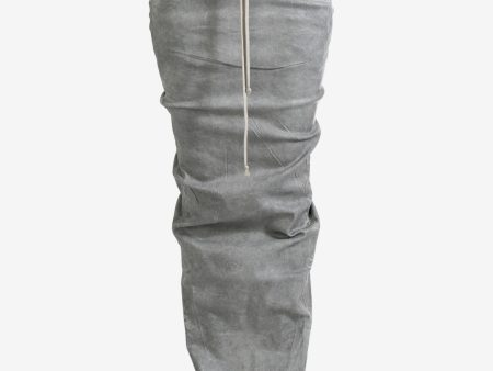 RICK OWENS DRKSHDW - Women Gonna In Denim - Pull On Pillar Skirt Discount