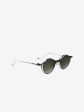 RIGARDS - Stainless Steel Clip-on Sunglasses Gold+Black Clear+D.Gray Lens Matte Fashion