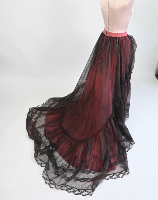 Finale black and pink train skirt (free alterations) Sale