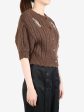 SIMONE ROCHA - Women W Emb Cropped Chunky Knit Cardigan Supply