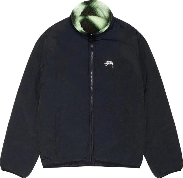 STUSSY - Men Sherpa Reversible Diamond Jacket Online Sale