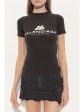 BALENCIAGA - Women Fitted T-Shirt Online Hot Sale