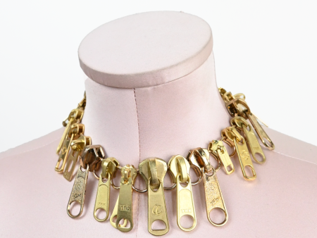 Zipper Choker Gold Online