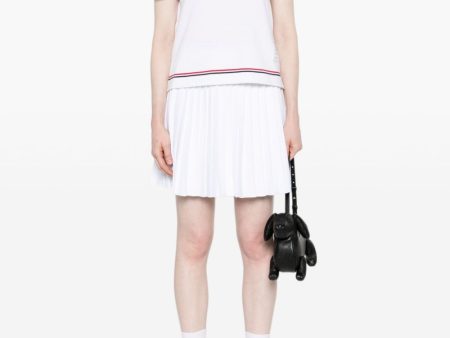 THOM BROWNE - Women Short Sleeve Notch Tee Discount