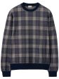 BURBERRY - Men Jacquard Check Crew Neck Top Online now