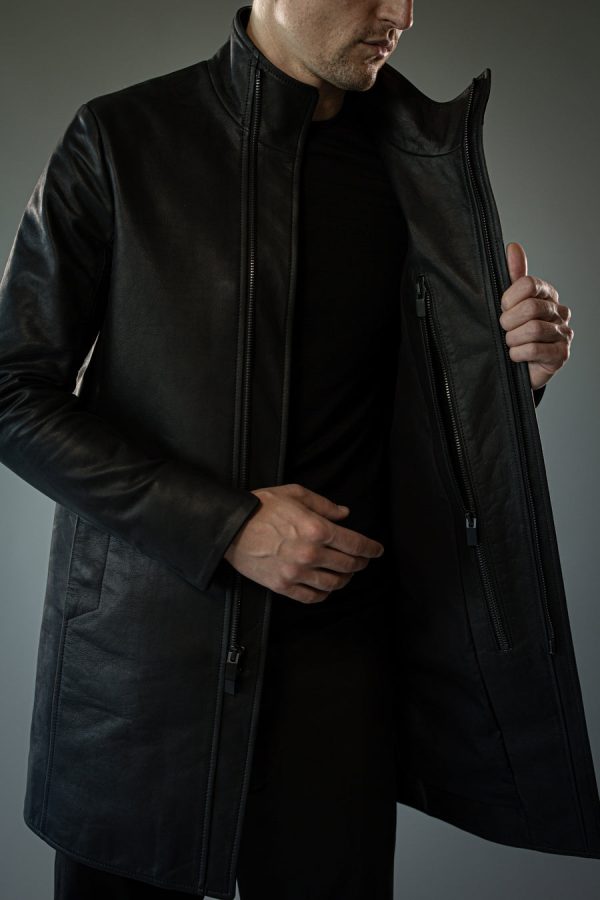 RORKE BADER - Men Terminal Leather Coat Online Sale