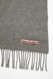 ACNE STUDIOS - Unisex Fringe Oversized Wool Scarf Sale