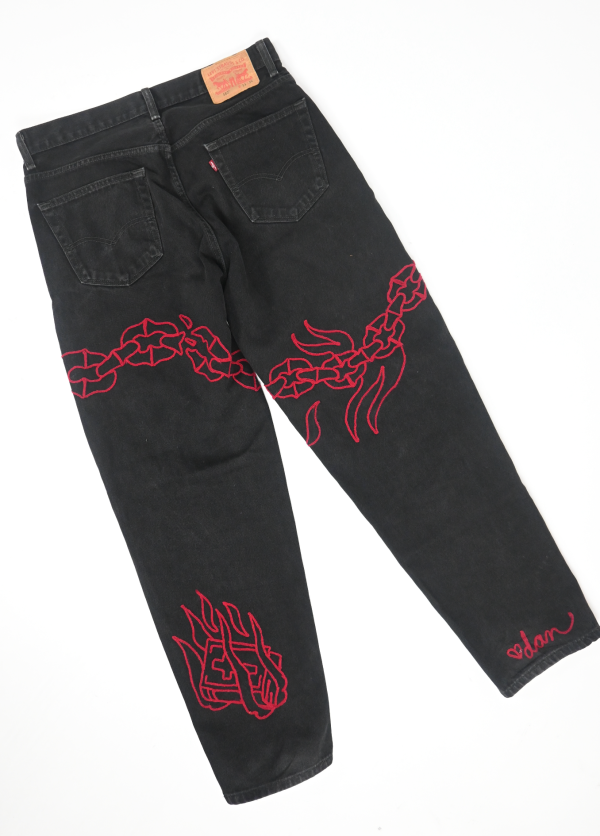 TATTOO PANTS (34 33) Online Hot Sale