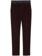 SAINT LAURENT - Men Velvet Tailored Pants For Cheap