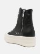 RICK OWENS - Women Leather Mega Bumper Sneaks Online now