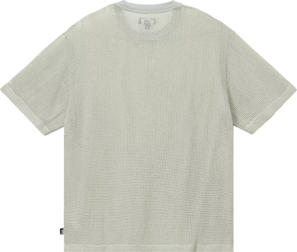 STUSSY - Men Cotton Mesh Short-Sleeve Crew Tee For Discount