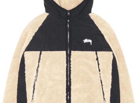 STUSSY - Men Sherpa Paneled Hooded Jacket Online now