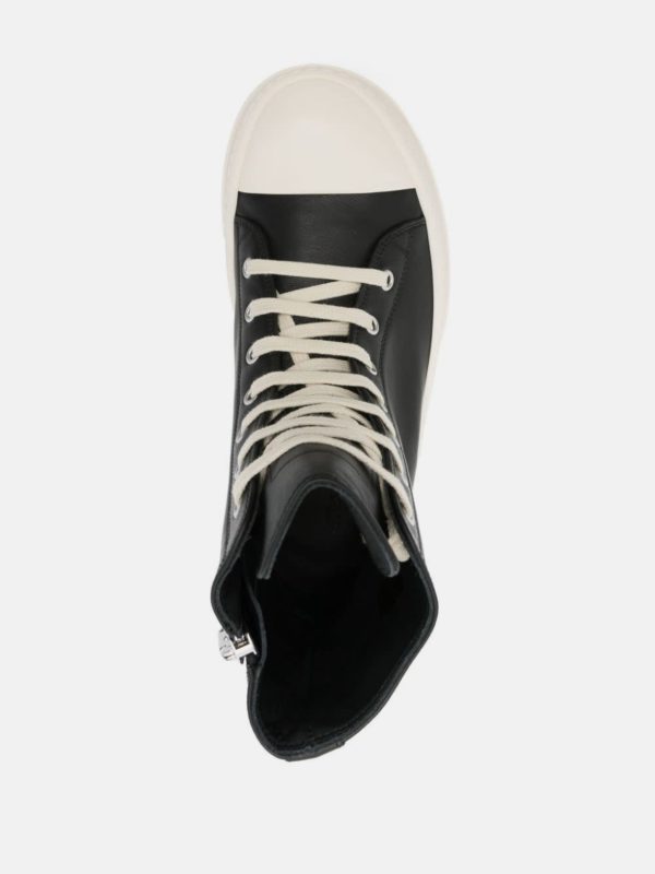 RICK OWENS - Women Leather Mega Bumper Sneaks Online now