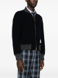 THOM BROWNE - Men Bomber W CB Rwb Stripe In Wool Fleece For Cheap