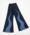 Dark Blue Groovy Pants Online Sale