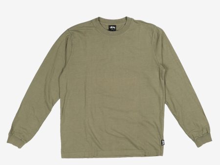 STUSSY - Men Pigment Dyed LS Crew Fashion