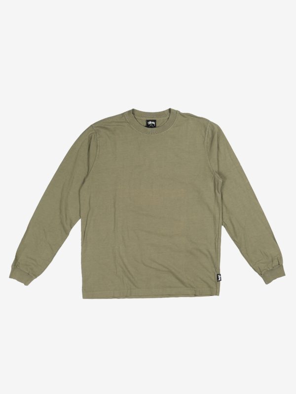 STUSSY - Men Pigment Dyed LS Crew Fashion