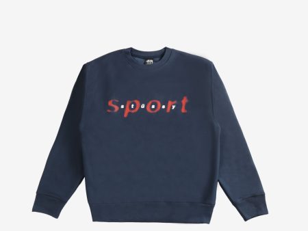 STUSSY - Men Dot Sport Crew Sweatshirt For Cheap