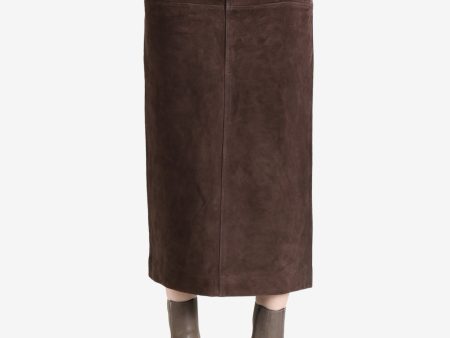 ATELIER NEW YORK - Women Suede Leather Skirt Online