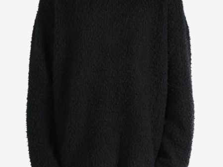 UMA WANG - Men Curly Wool Long Slv Top Hot on Sale