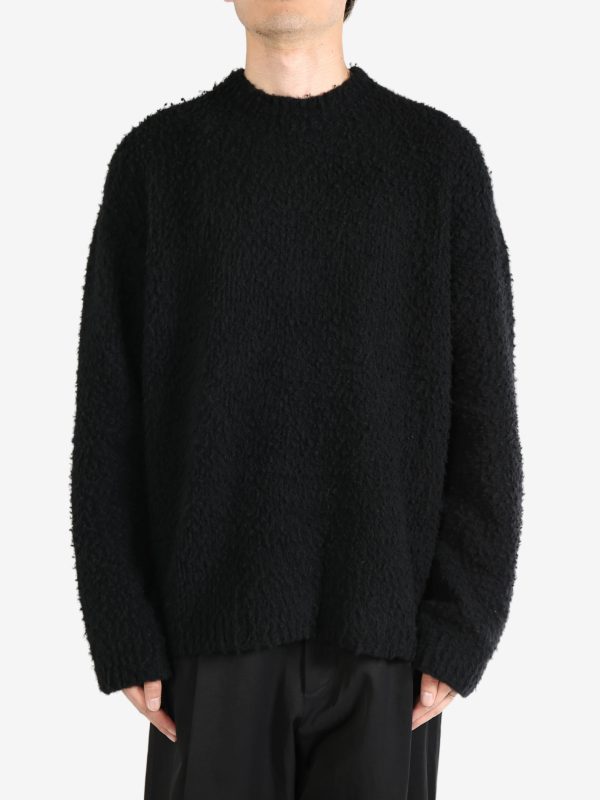 UMA WANG - Men Curly Wool Long Slv Top Hot on Sale