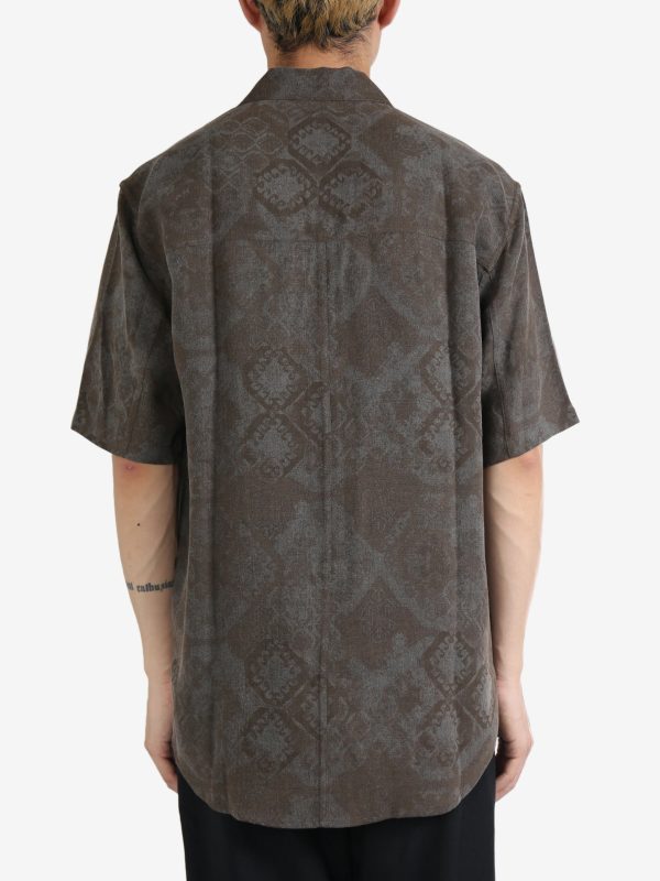 SONG FOR THE MUTE - Men Short Sleeve Oversized Shirt Online Hot Sale