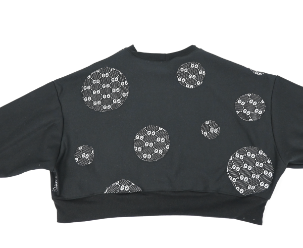 Bubble patch boxy crew Online