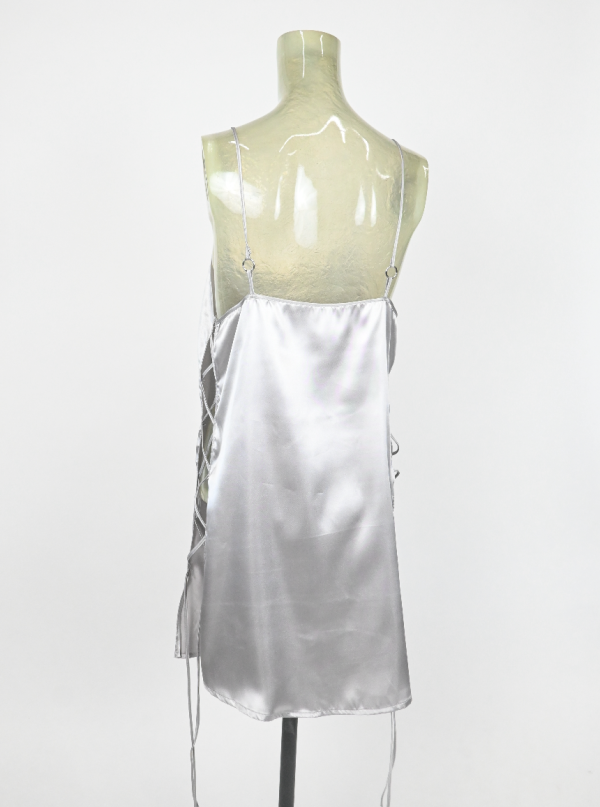 BINTOU S Satin silver XX dress For Discount