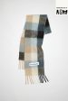 ACNE STUDIOS - Unisex Mohair Checked Scarf For Discount