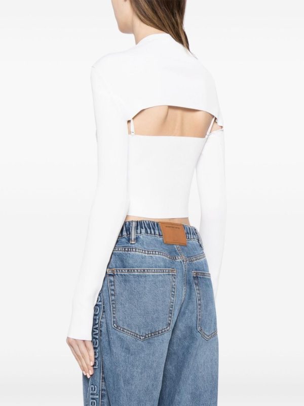 ALEXANDER WANG - Women Cropped Cardigan With Cam I Tank Twinset Online