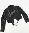 ME TO YOU Leather cropped jacket Fashion