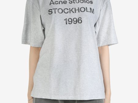 ACNE STUDIOS - Unisex Relaxed Fit Logo T-Shirt Supply