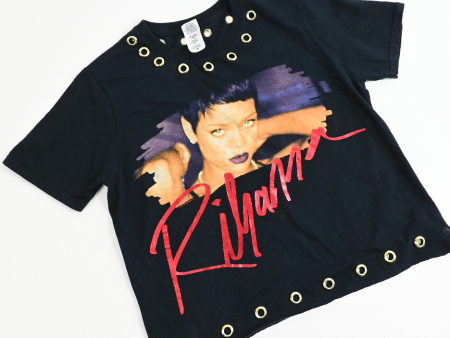 Rih Rih gold GROMMET TEE (small) Sale