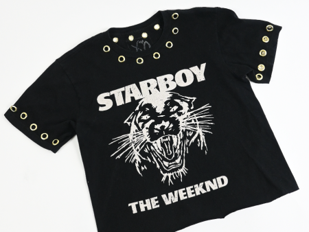 STARBOY gold GROMMET TEE (small) Fashion