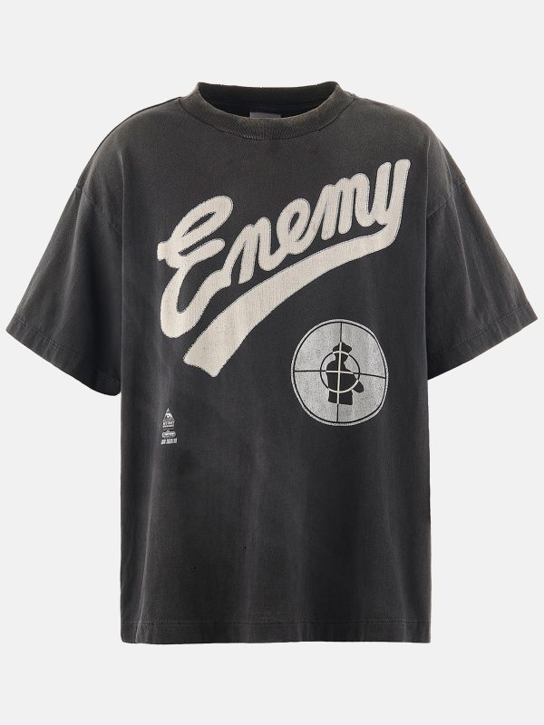 SAINT MXXXXXX X PUBLIC ENEMY - Men Snt Enemy SS Tee Hot on Sale