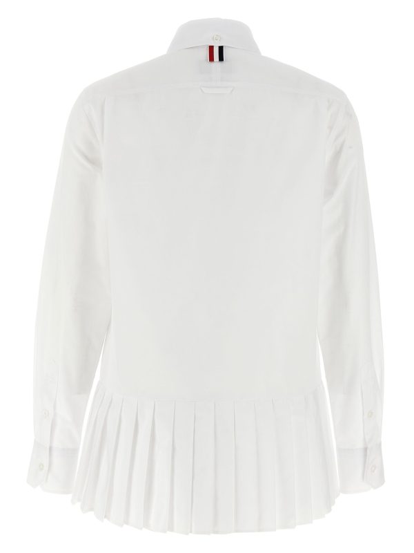 THOM BROWNE - Women Easy Fit Point Shirt Online Sale