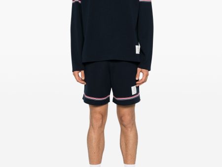 THOM BROWNE - Men Rugby Fit Long Sleeve Tee Online Hot Sale