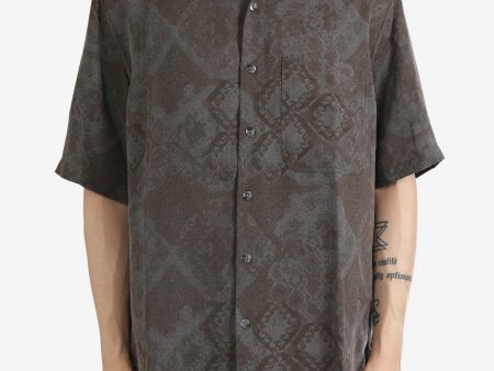 SONG FOR THE MUTE - Men Short Sleeve Oversized Shirt Online Hot Sale